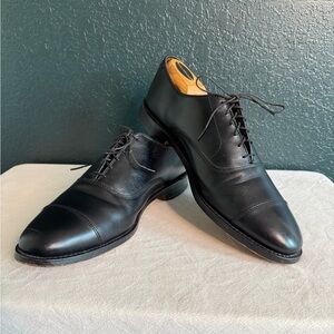 Allen Edmonds Park Avenue Black Oxford Leather Dress Shoes